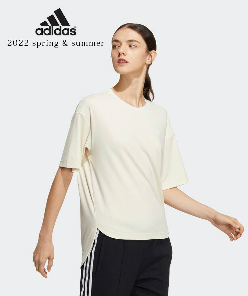 adidas] W SE RELAX Tシャツ アディダス レディース ヨガウェア 半袖 UVカット 速乾 / 22SS CC972 -  Puravida! プラヴィダ ヨガ フィットネスショップ | プラヴィダ ヨガウェア ヨガマット