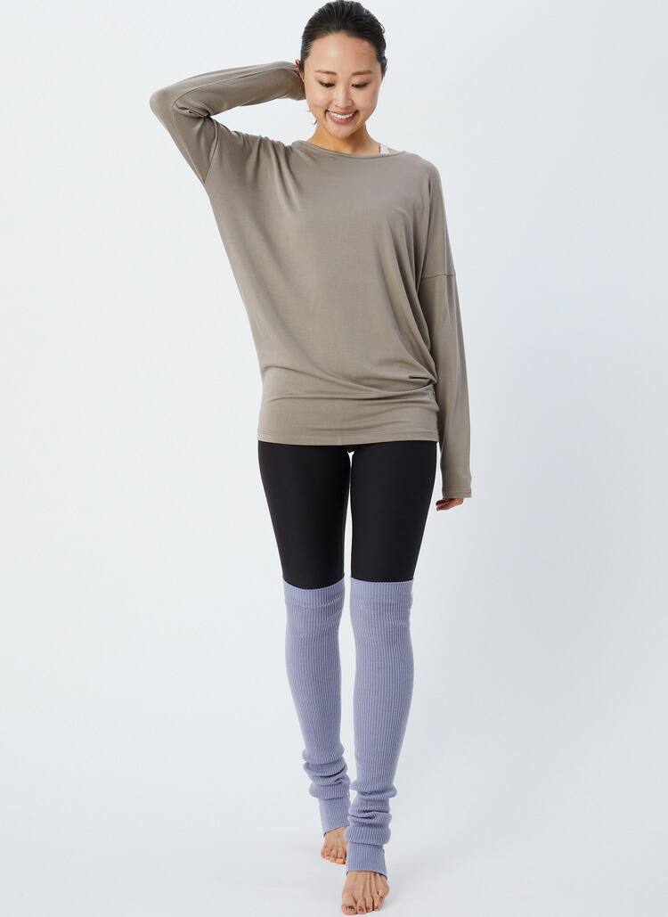 Julier] Heat Warm Long Sleeve Pullover Julier Women's Yoga Wear T