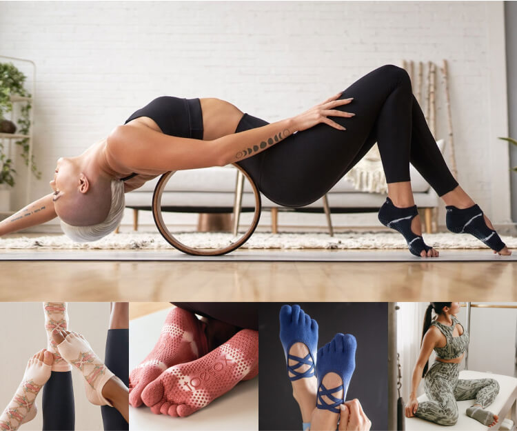 TOESOX] Low Rise (Half-Toe) Grip Socks/Yoga Non-Slip Bottom 23SS -  Puravida! Puravida Yoga Fitness Shop – Puravida! プラヴィダ ヨガ ピラティス フィットネスショップ