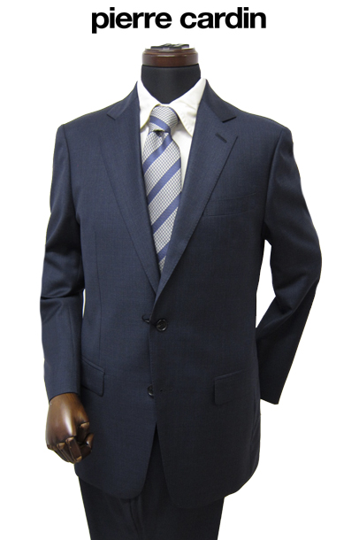 pierre cardin ピエールカルダンメンズ スーツ ブルー ストライプ 軽い